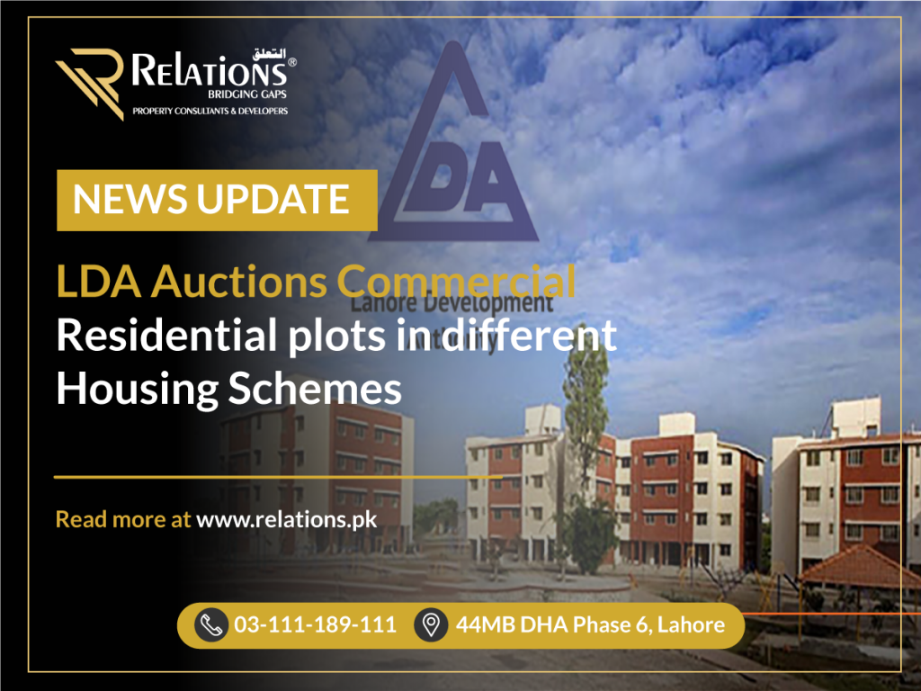 lda aprroved commercial plots